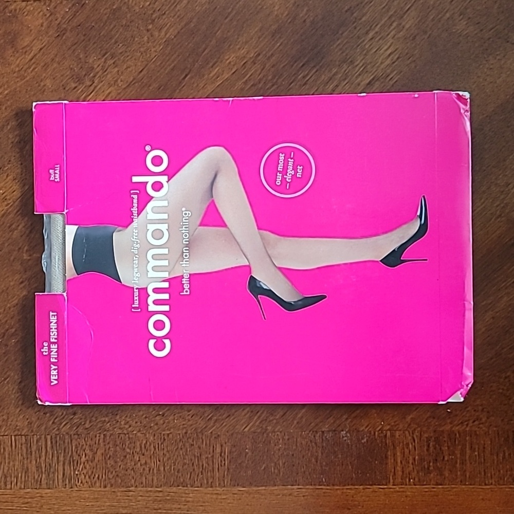 Commando Stocking Tight Legwear The very fine fishnet HN001 BUFF New